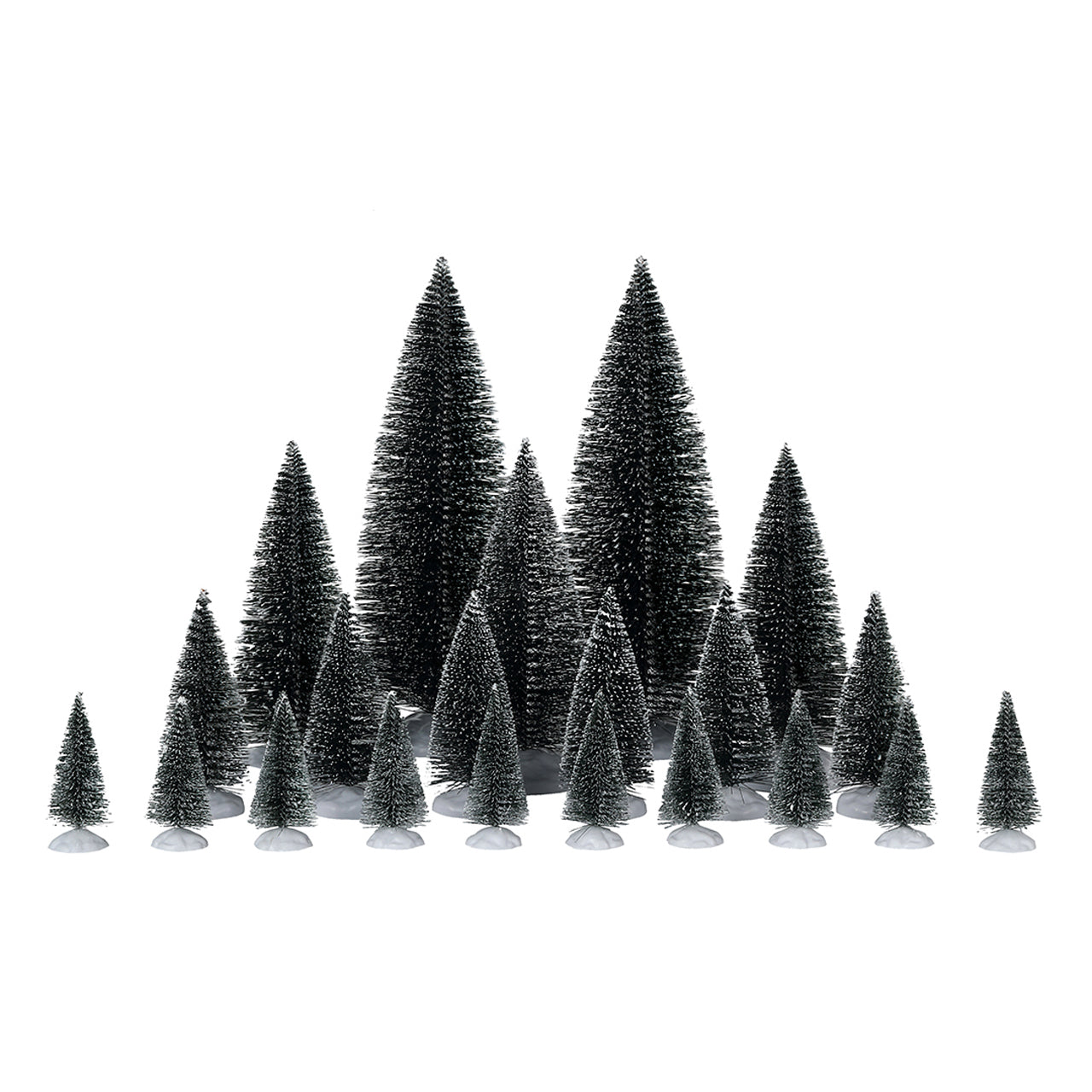 Lemax 04768 Assorted Pine Trees, Set of 21