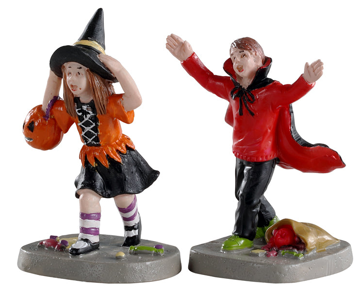 Lemax 02903 Terrified Trick-Or-Treaters, Figurine- Gift Spice