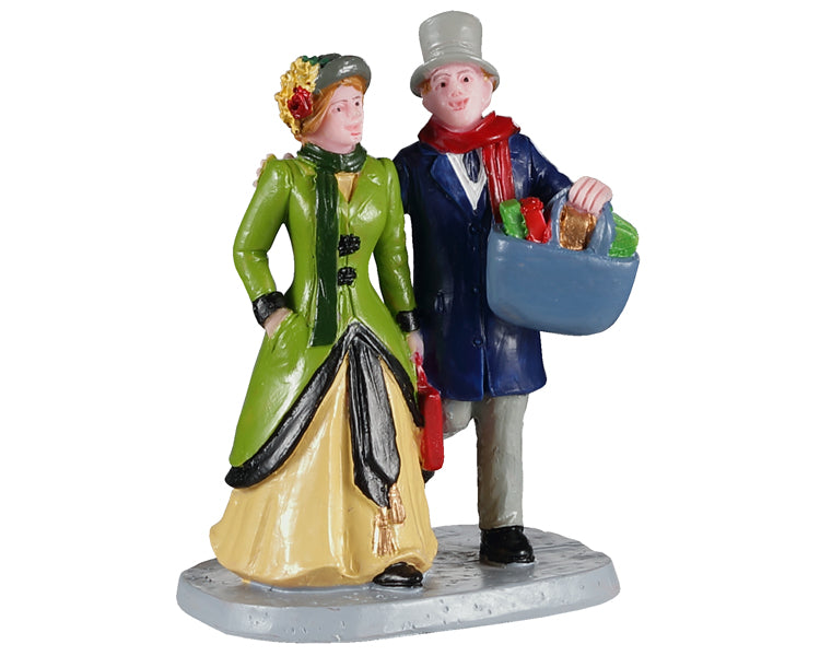 Lemax 02930 Vintage Shopping Spree, Figurine- Gift Spice