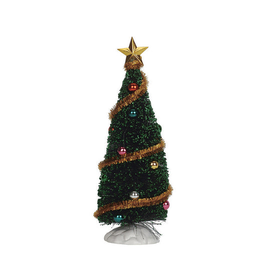 Lemax 04493 Sparkling Green Christmas Tree, Medium, Tree- Gift Spice
