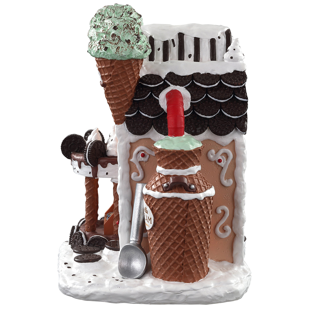Lemax 05699 Cookie'N Cream Creamery, Standard Lighted Building- Gift Spice
