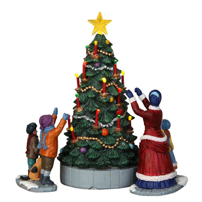 Lemax 44754 The Village Tree, set of 3, Accessory- Gift Spice