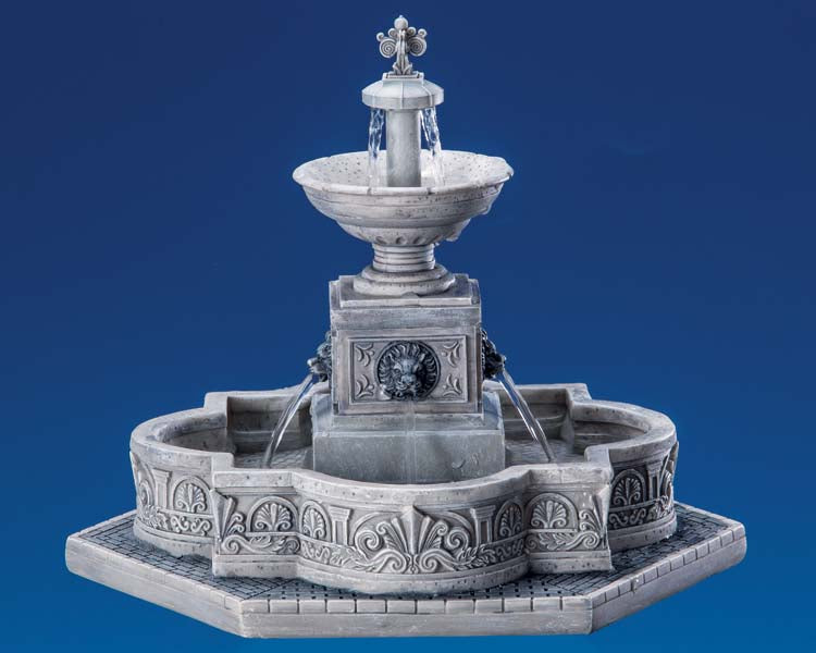 Lemax 64061 Modular Plaza-Fountain, Sights and Sound piece- Gift Spice