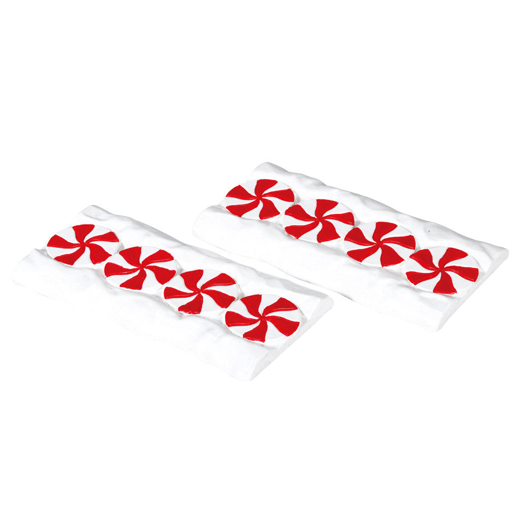 Lemax 74206 Candy Cane Lane, Straight, set of 2, Accessory- Gift Spice