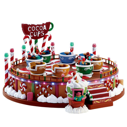 Lemax 74222 Cocoa Cups, Sights and Sound piece- Gift Spice