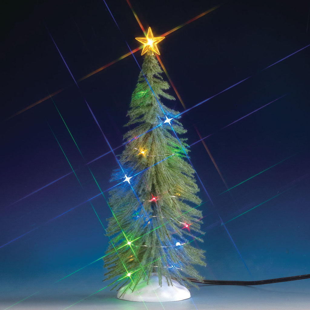 Lemax 74265 Chasing Multi Light Spruce Tree, Tree- Gift Spice