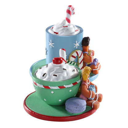 Lemax 83383 Cocoa and Cookies, Table Piece- Gift Spice