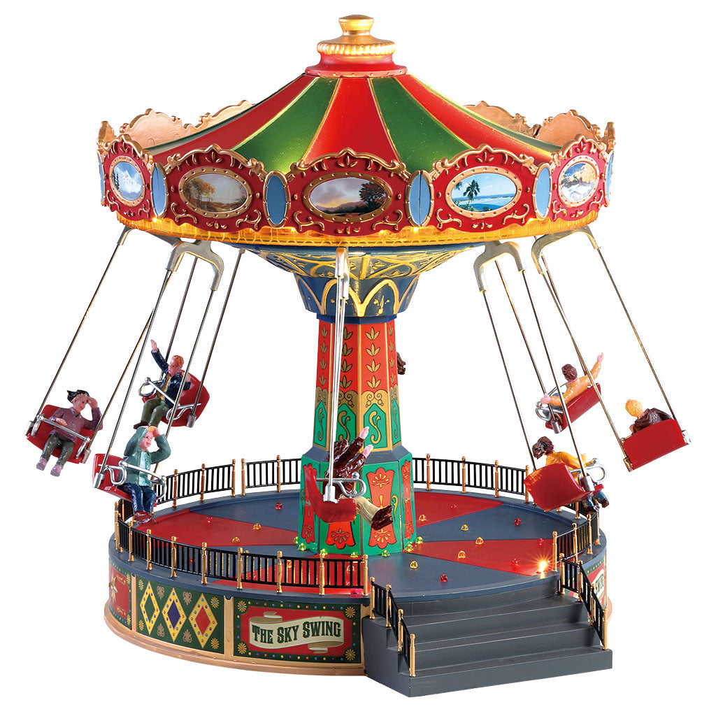 Lemax 84379 The Sky Swing, Sights and Sound piece- Gift Spice